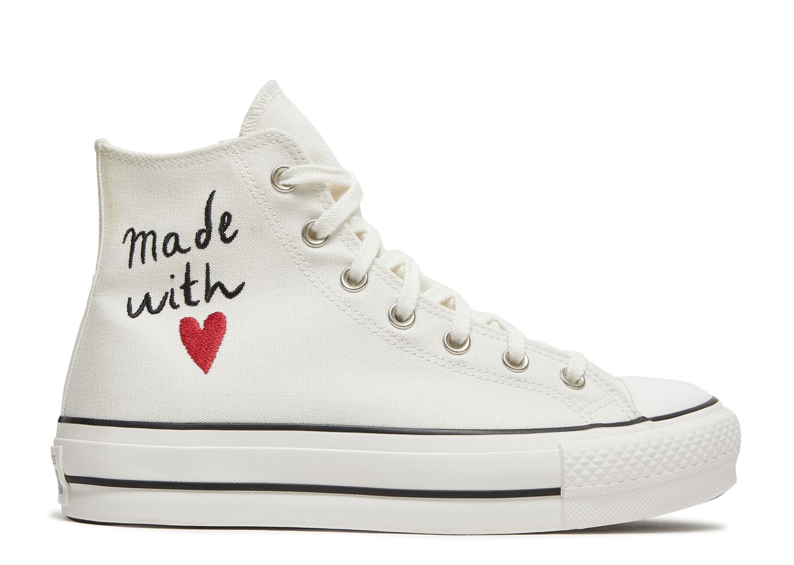 

Кроссовки Converse Wmns Chuck Taylor All Star Lift High 'Valentine'S Day - Vintage White', белый