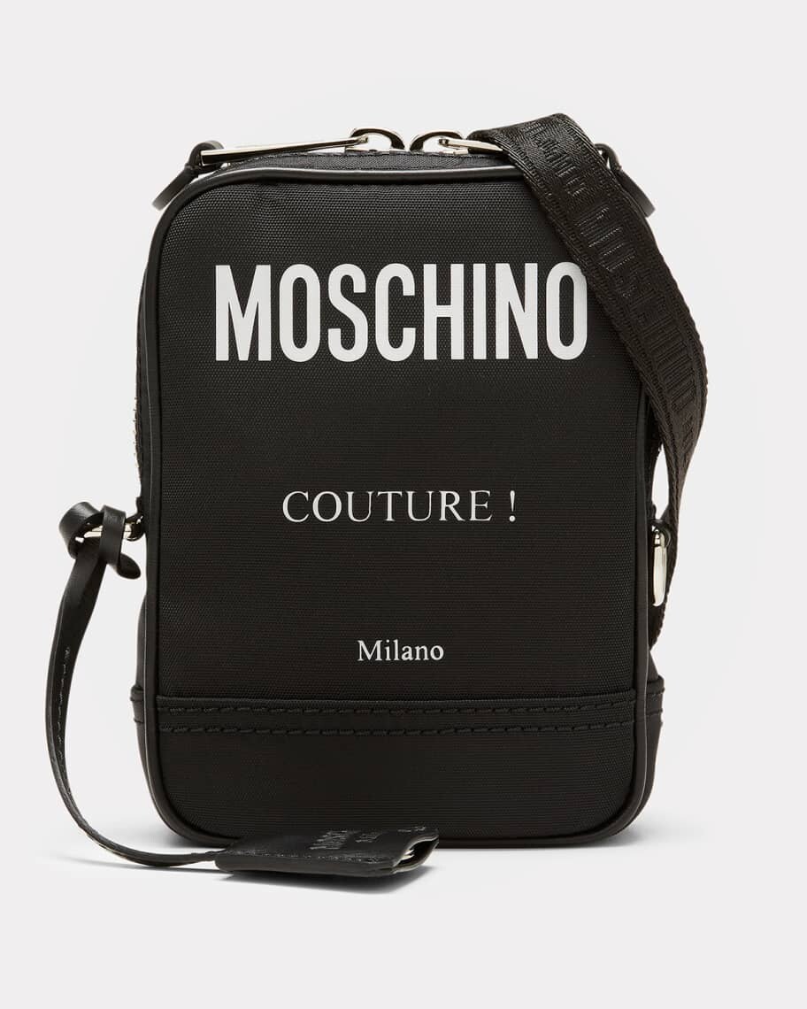 

Мужская сумка через плечо с логотипом Moschino
