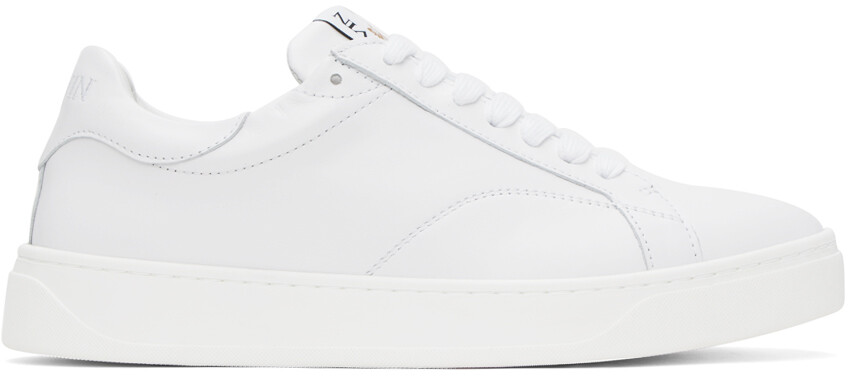 

Белые кроссовки DDB0 Lanvin, цвет White/White