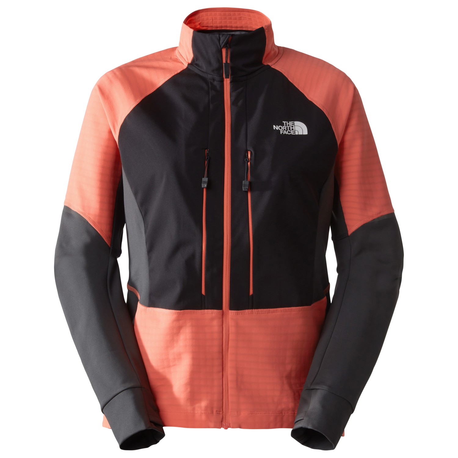 

Куртка из софтшелла The North Face Women's Dawn Turn Softshell Full Zip, цвет TNF Black/Radiant Orange/Asphalt Grey