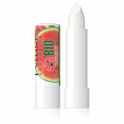 цена Eveline Extra Soft Watermelon Bio Бальзам для губ, разглаживающий и увлажняющий губы