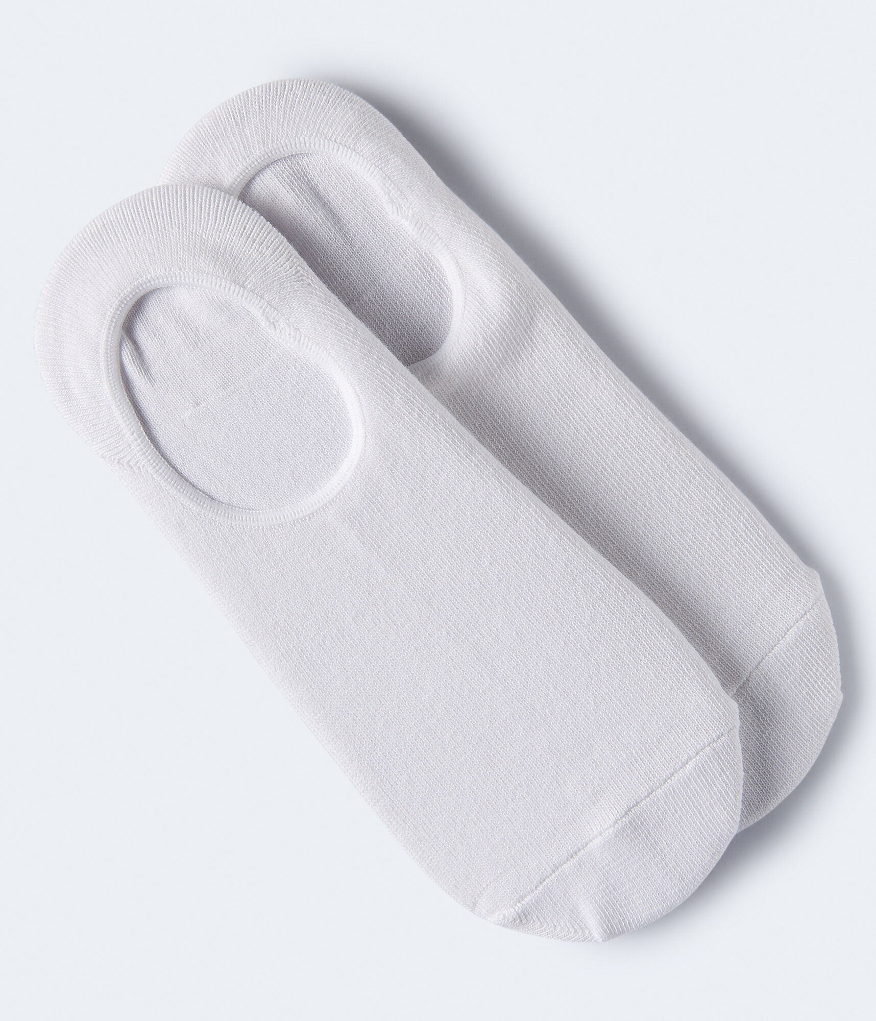 Комплект из 2 однотонных носков-неявок Aeropostale, белый