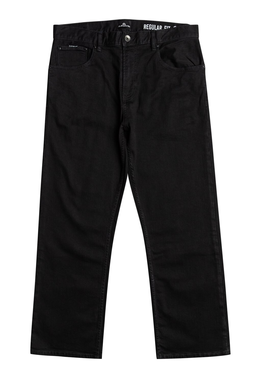 Прямые джинсы Quiksilver, черный