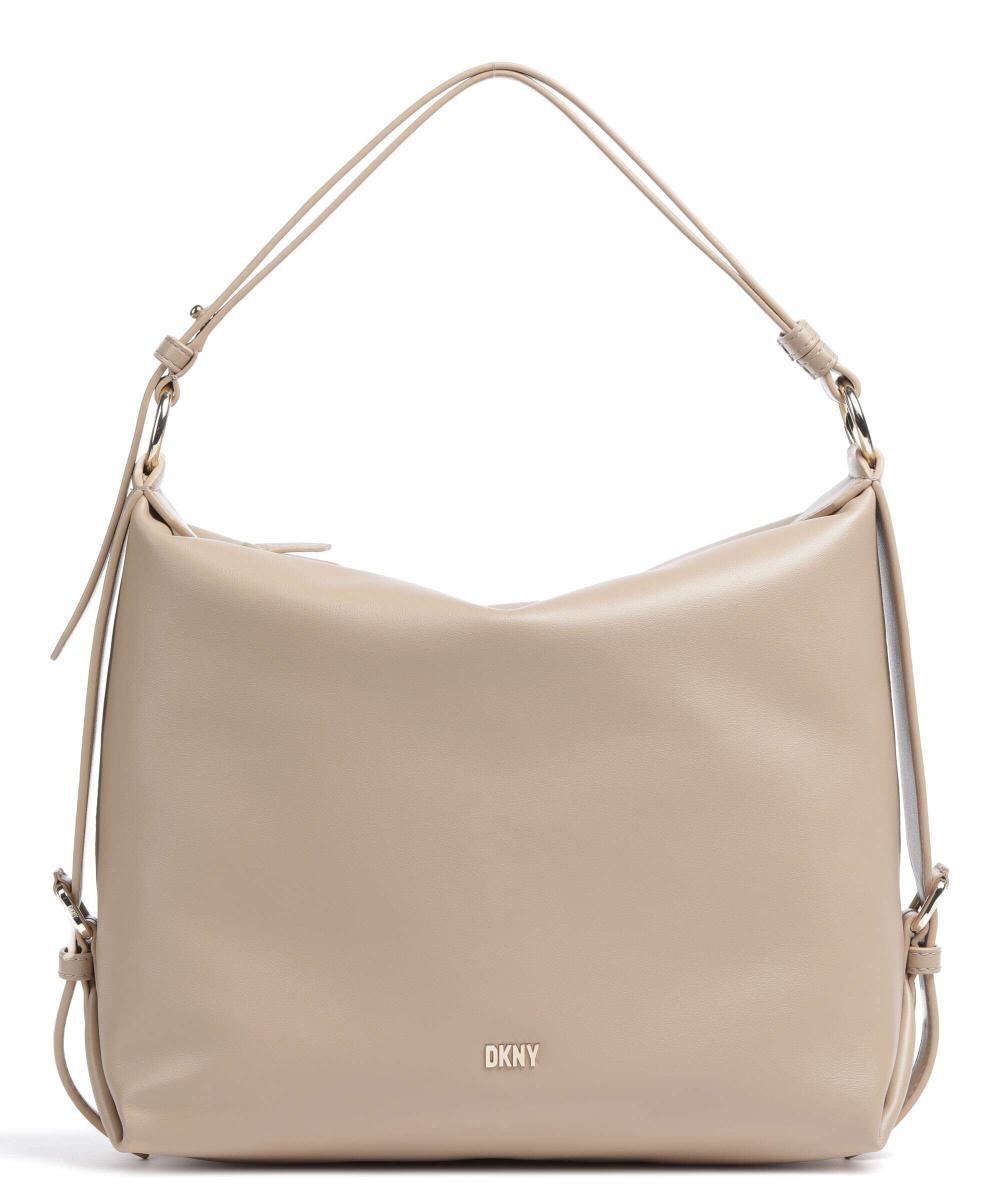 

Сумка-ведро Milano из мелкозернистой яловой кожи. Dkny, бежевый