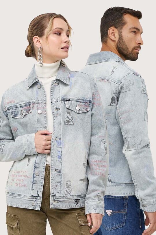 

Джинсовая куртка Guess, синий
