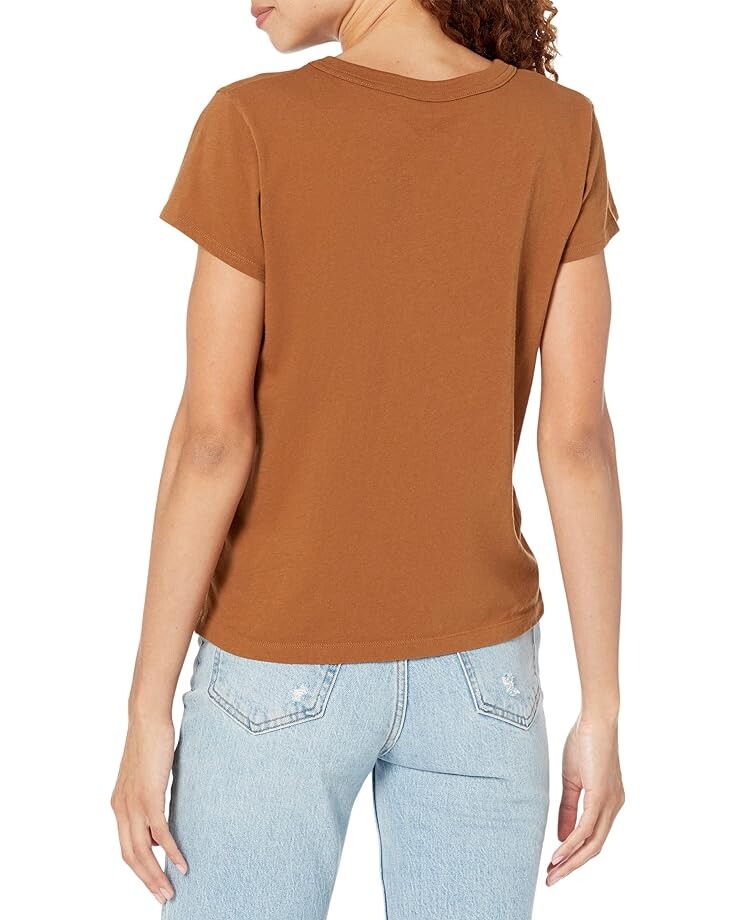 

Футболка Madewell Softfade Cotton Perfect Vintage Tee, цвет Warm Coffee