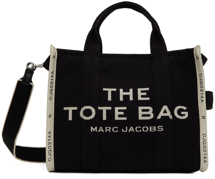 Черная сумка-тоут 'The Jacquard Medium' Marc Jacobs