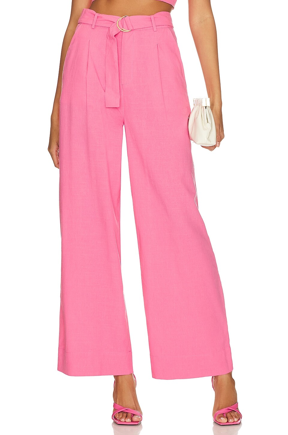 

Брюки MINKPINK Kalani Belted, розовый