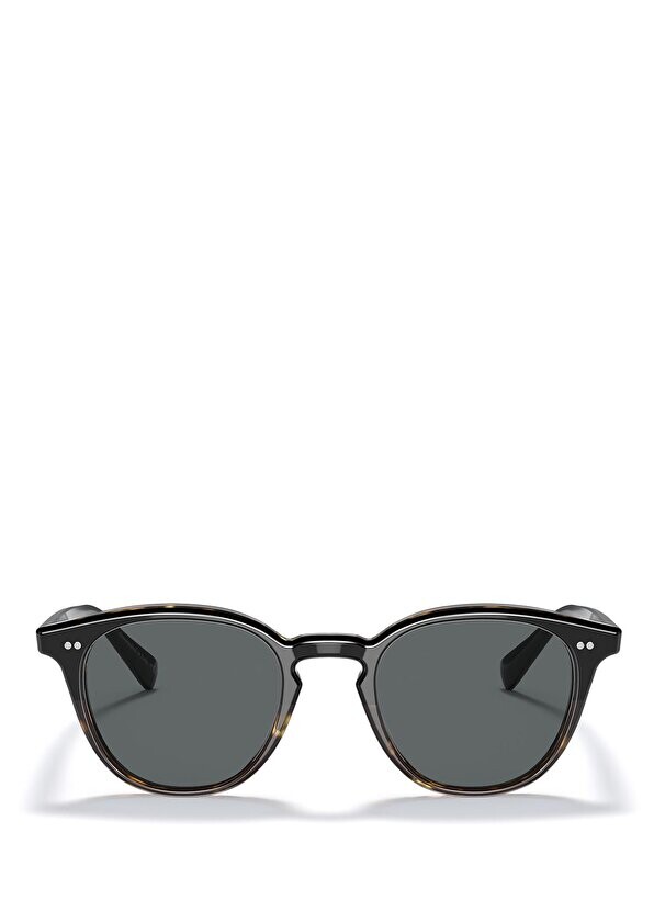 

Черные солнцезащитные очки унисекс круглой формы Oliver Peoples