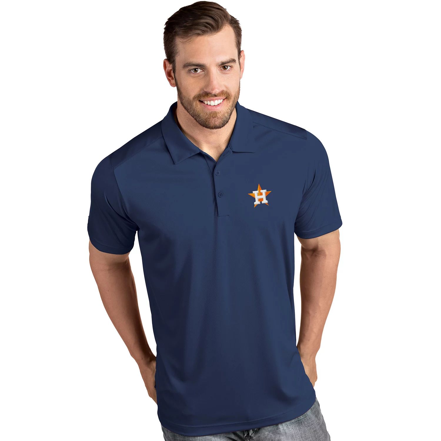 Мужская футболка-поло Houston Astros Tribute Antigua