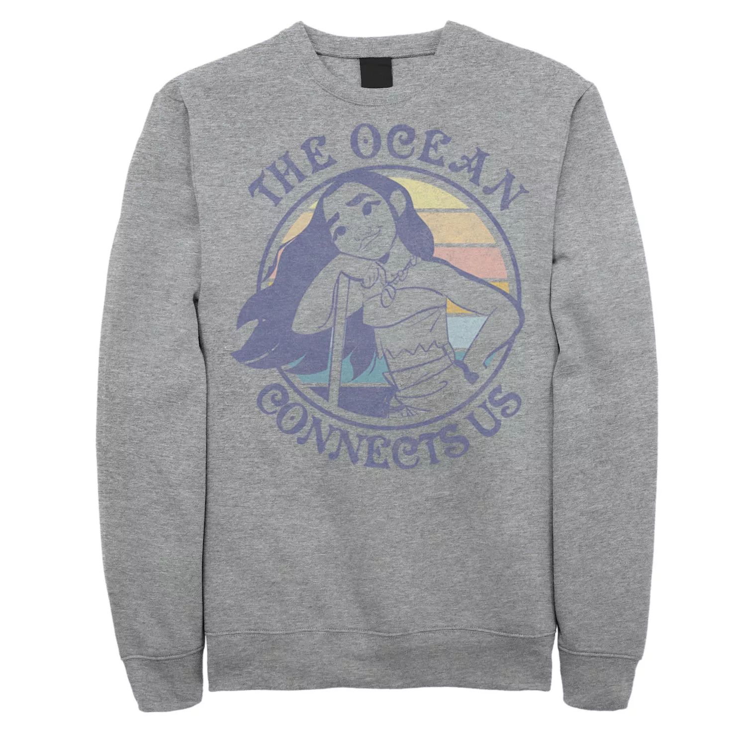 Мужская флисовая куртка Moana The Ocean Connects Us Sunset Disney футболка disney s moana boys 8–20 the ocean connects us с графическим рисунком кораллового цвета licensed character