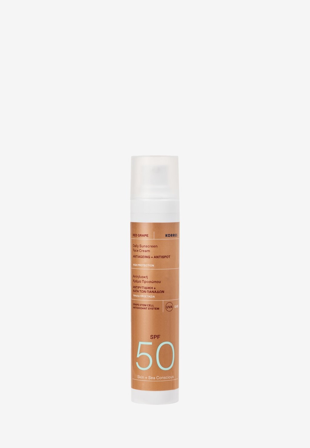 

Солнцезащитный крем Redgrape Daily Sunscreen Face Cream Spf50 Anti-Aging + Antispot KORRES