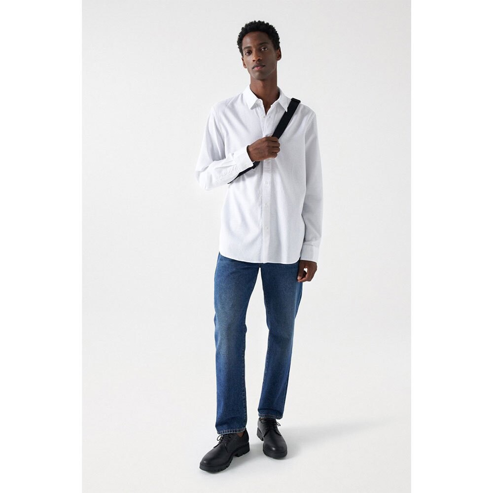 

Рубашка с длинным рукавом Salsa Jeans Textured, белый
