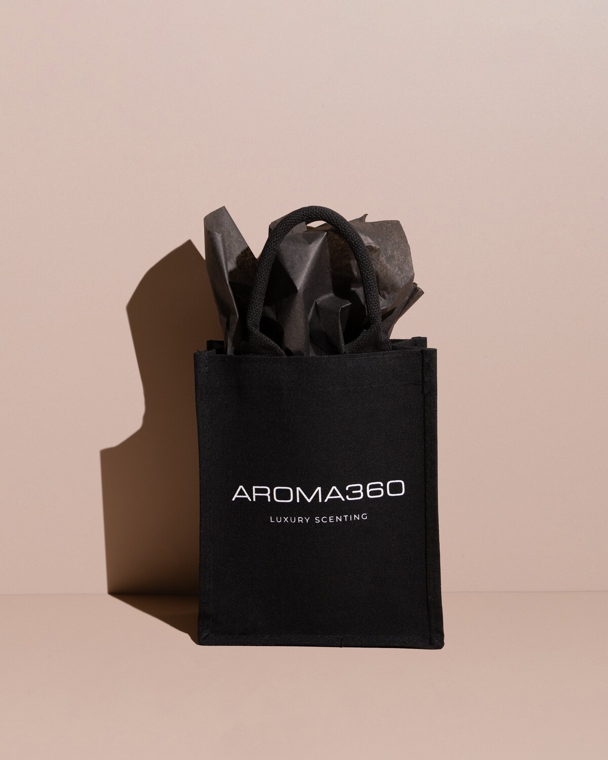 

Роскошная парусиновая сумка-тоут Aroma360, черный