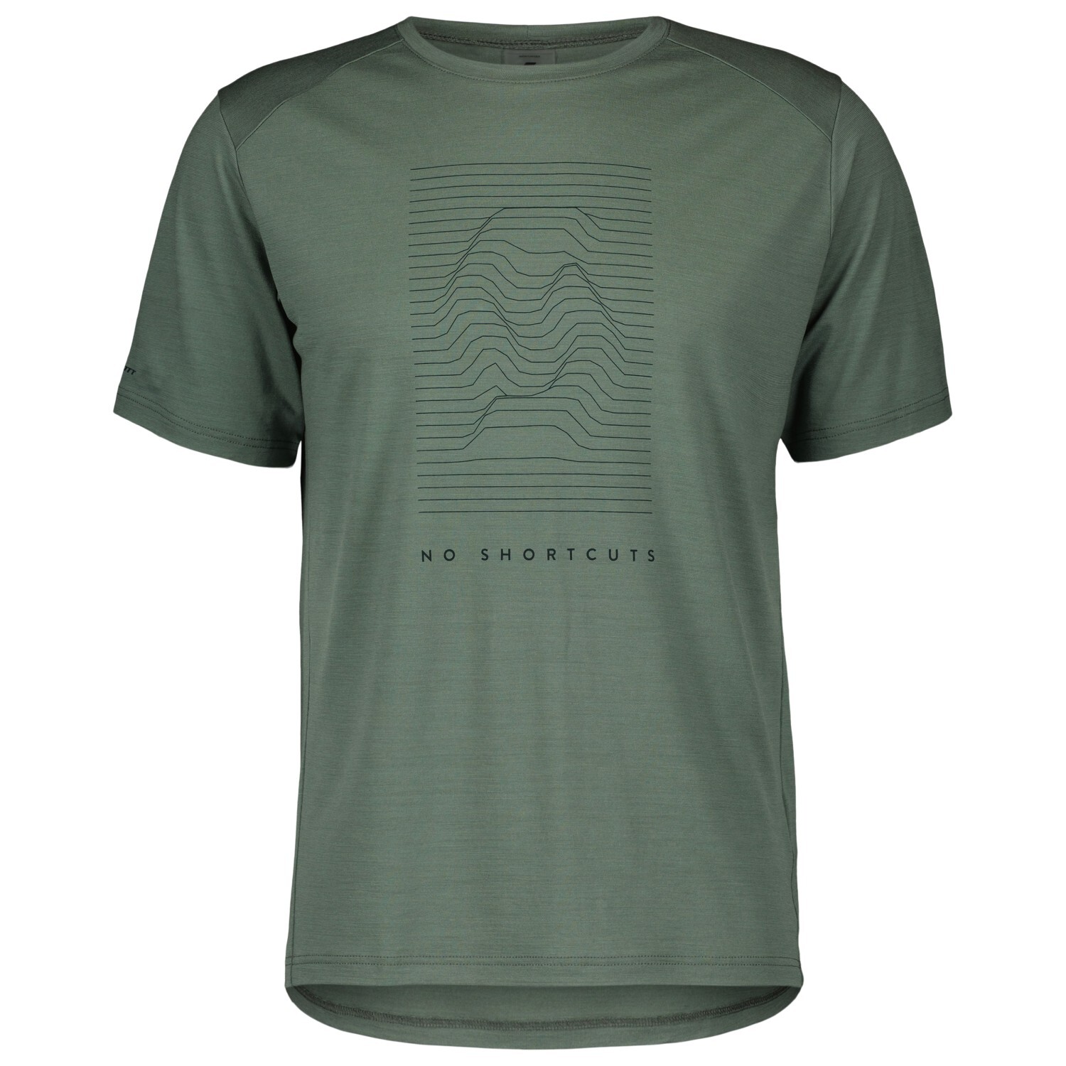 

Рубашка из мериноса Scott Defined Merino Graphic S/S, цвет Haze Green