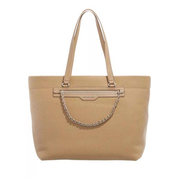 

Сумка-тоут slater large top-zip tote Michael Michael Kors, бежевый