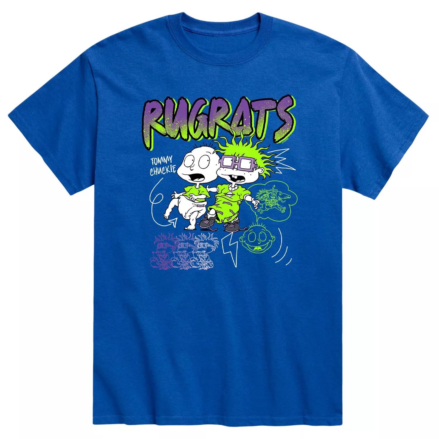 

Мужская футболка с рисунком Rugrats Licensed Character