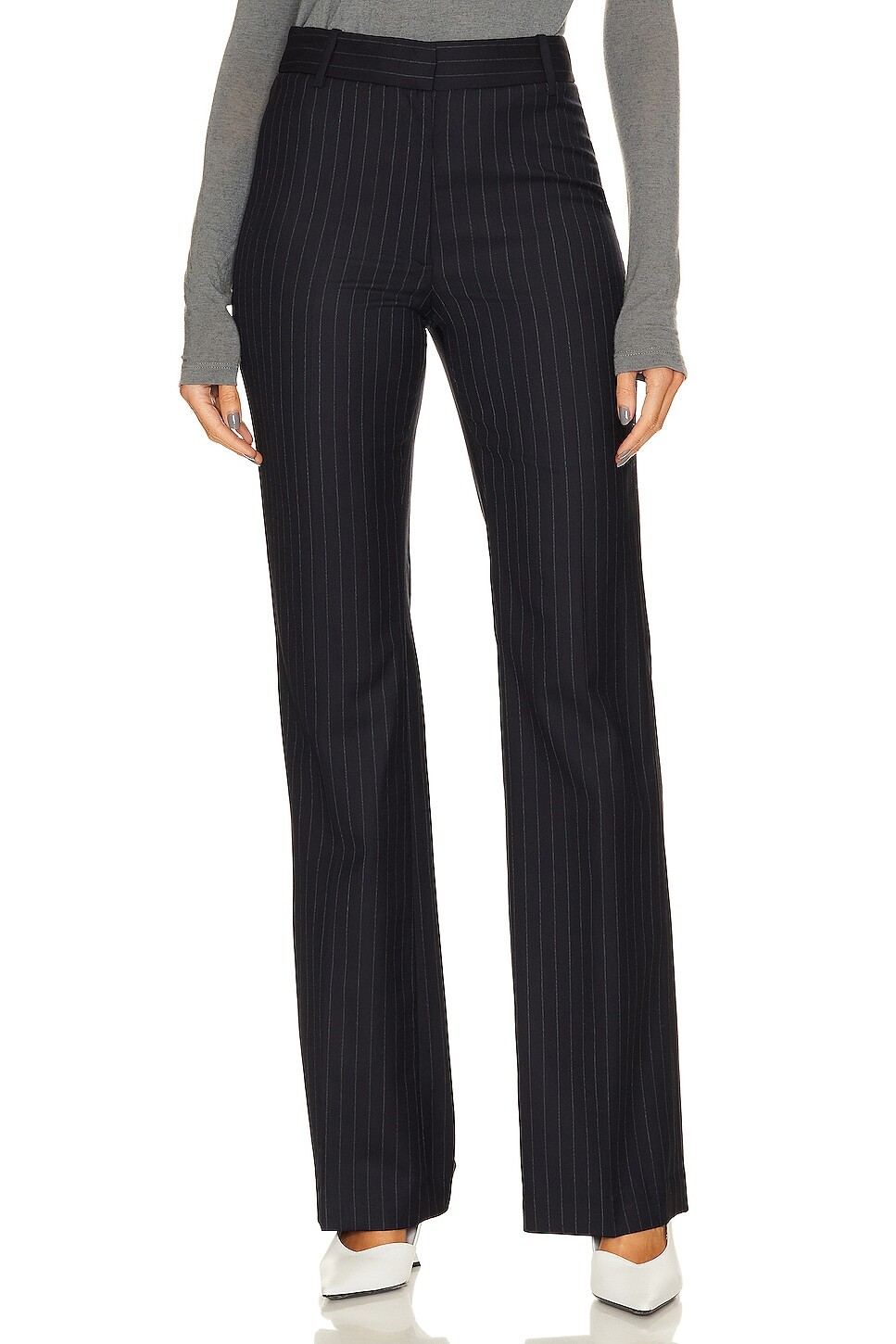 

Брюки NILI LOTAN Corette, цвет Navy Pin Stripe