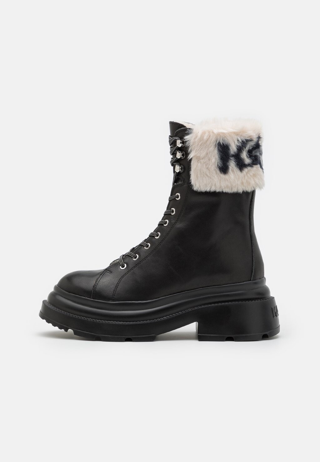 

Ботинки на платформе KARL LAGERFELD, черный