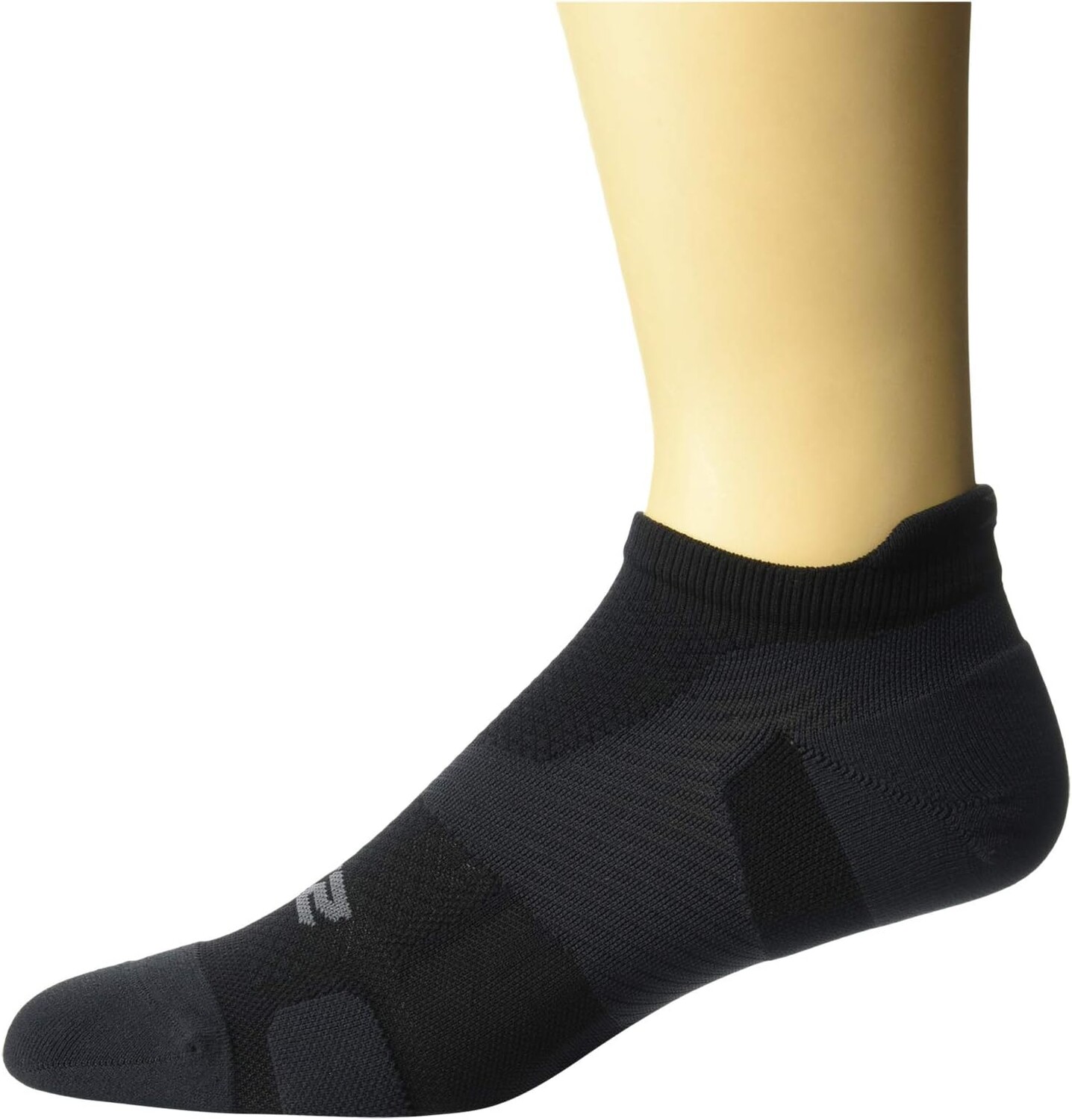 

Носки Vectr Light Cushion No Show 2XU, цвет Black/Titanium