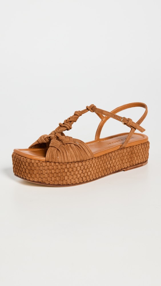 

Сандалии Ulla Johnson Shayna Macrame Braided Flatform