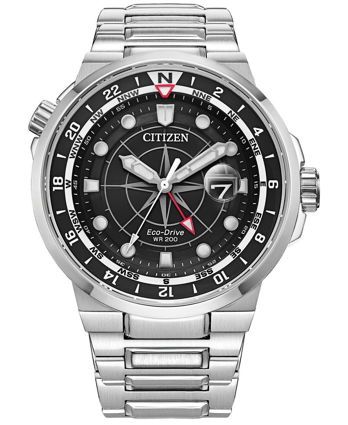 

Мужские часы Endeavour Eco-Drive с браслетом из нержавеющей стали, 44 мм Citizen