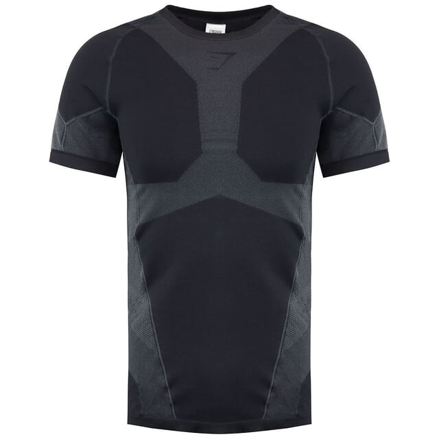 

Бесшовный лифтинг мужских мышц Gymshark, черный