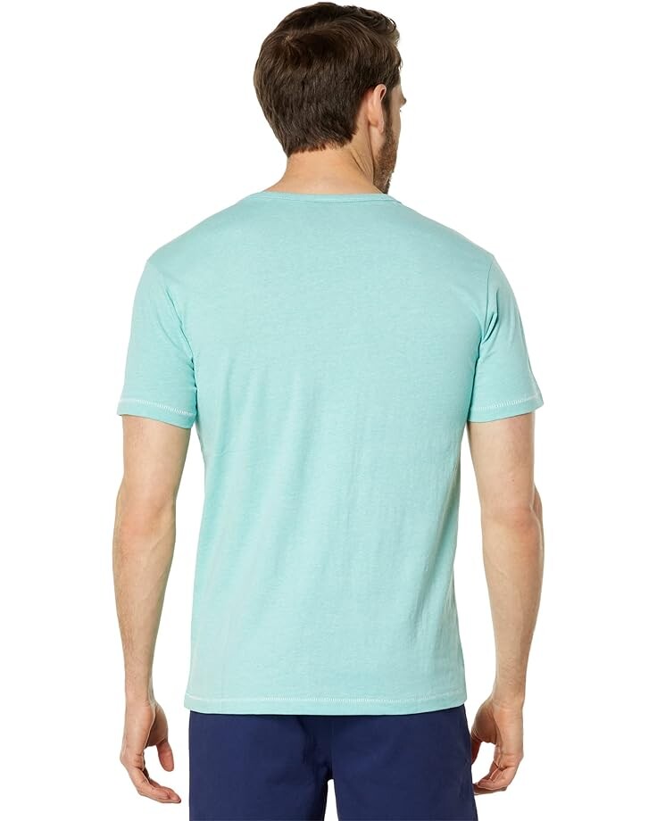 

Футболка U.S. POLO ASSN. Crew Neck Solid w/ Pocket Tee, цвет Jade Green Heather