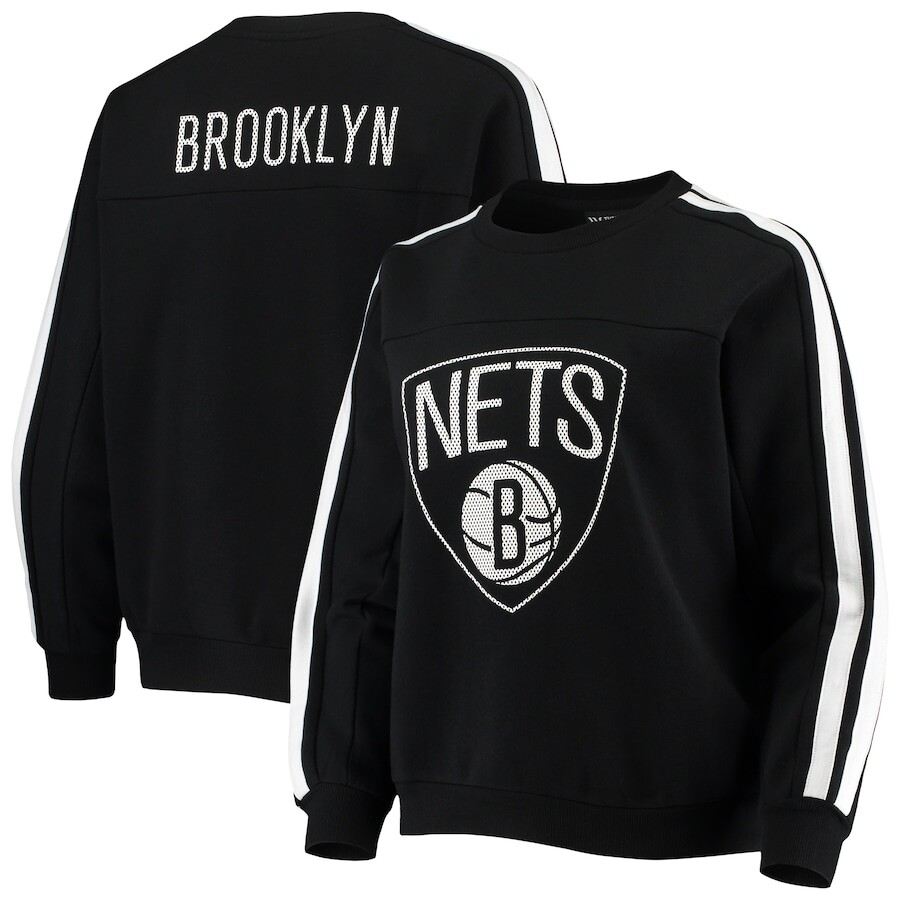 

Толстовка The Wild Collective Brooklyn Nets, черный