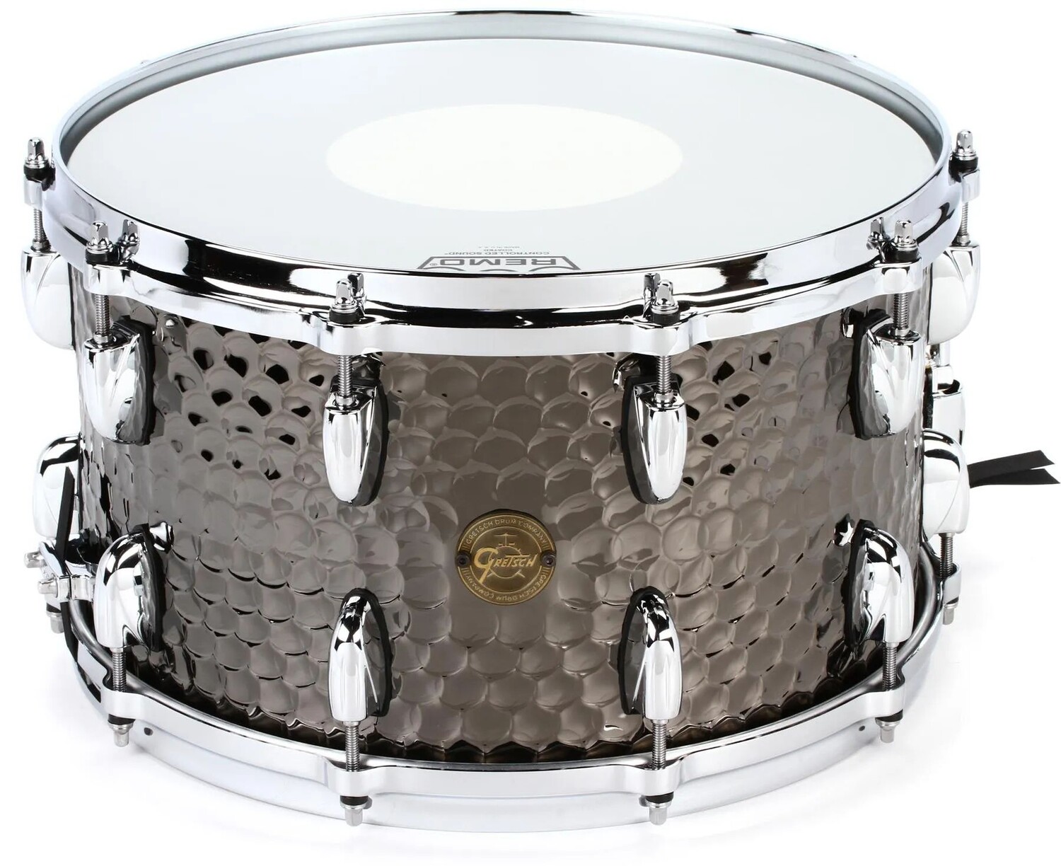 

Барабаны Gretsch, кованый малый барабан из черной стали — 8 x 14 дюймов