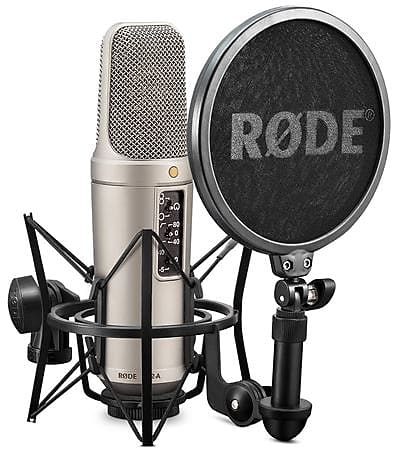 Конденсаторный микрофон RODE NT2-A rode sm6 антивибрационное крепление паук с поп фильтром для микрофонов k2 ntk nt2000 nt2 a n