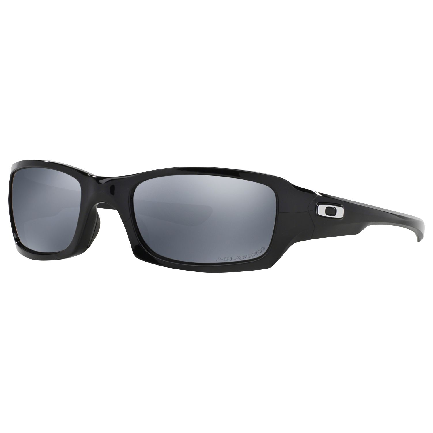 Oakley OO9238 Поляризованные прямоугольные солнцезащитные очки Fives Squared, полированный черный/черный иридий