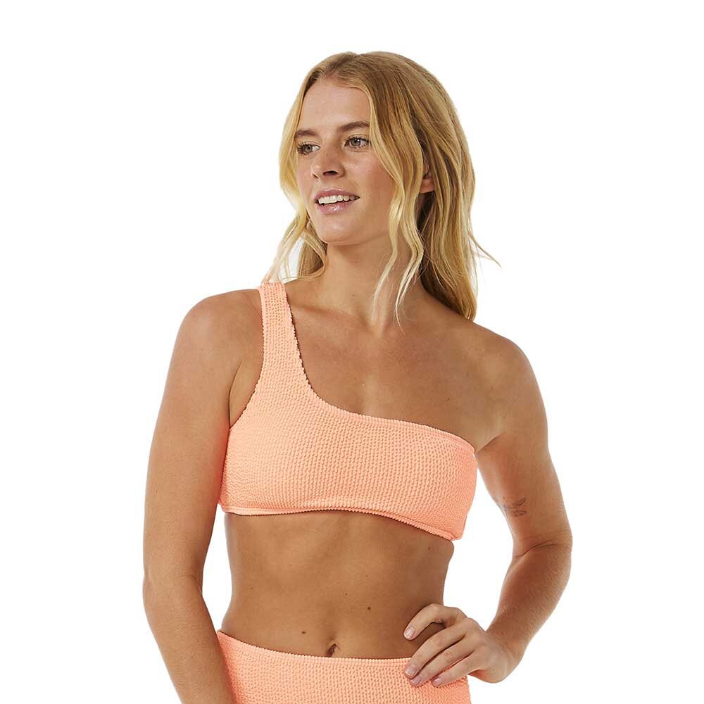 Топ бикини Rip Curl Sunshine One Shoulder, оранжевый