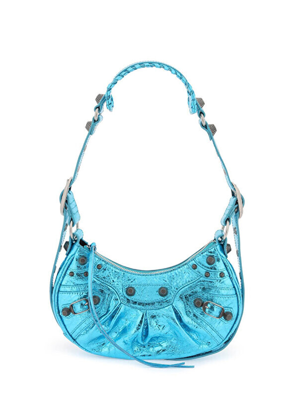 

Le cagole xs mini бирюзовая женская кожаная сумка Balenciaga