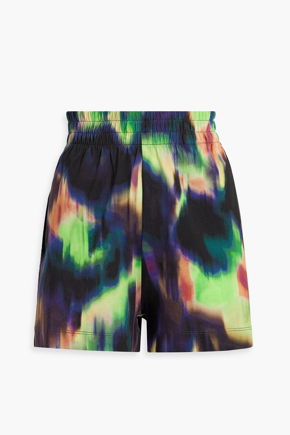 

Шорты из хлопкового джерси с принтом DRIES VAN NOTEN, зеленый