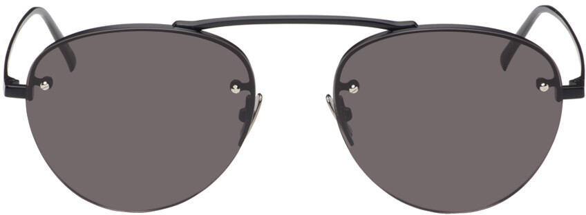 

Черные солнцезащитные очки SL 575 Saint Laurent, Белый