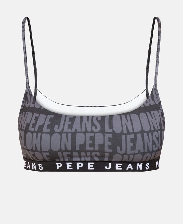 

Мягкий бюстгальтер Pepe Jeans, черный