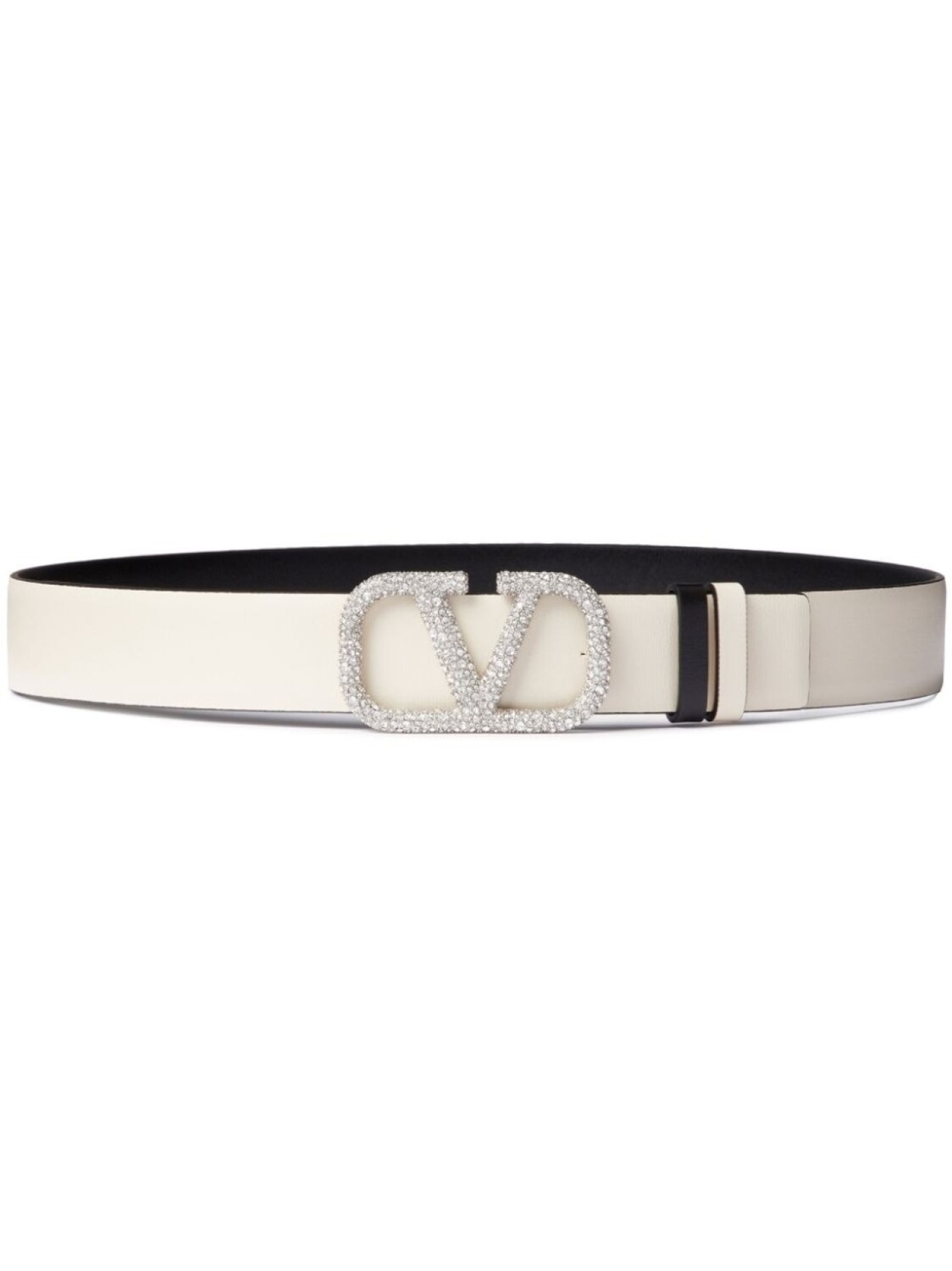 

Valentino Garavani двусторонний ремень с логотипом VLogo Signature, белый