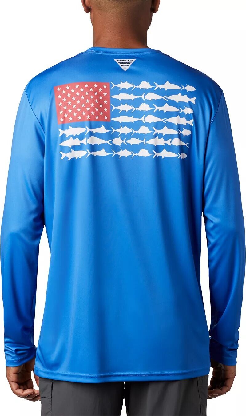 

Мужская рубашка с длинным рукавом Columbia PFG Terminal Tackle Fish Flag