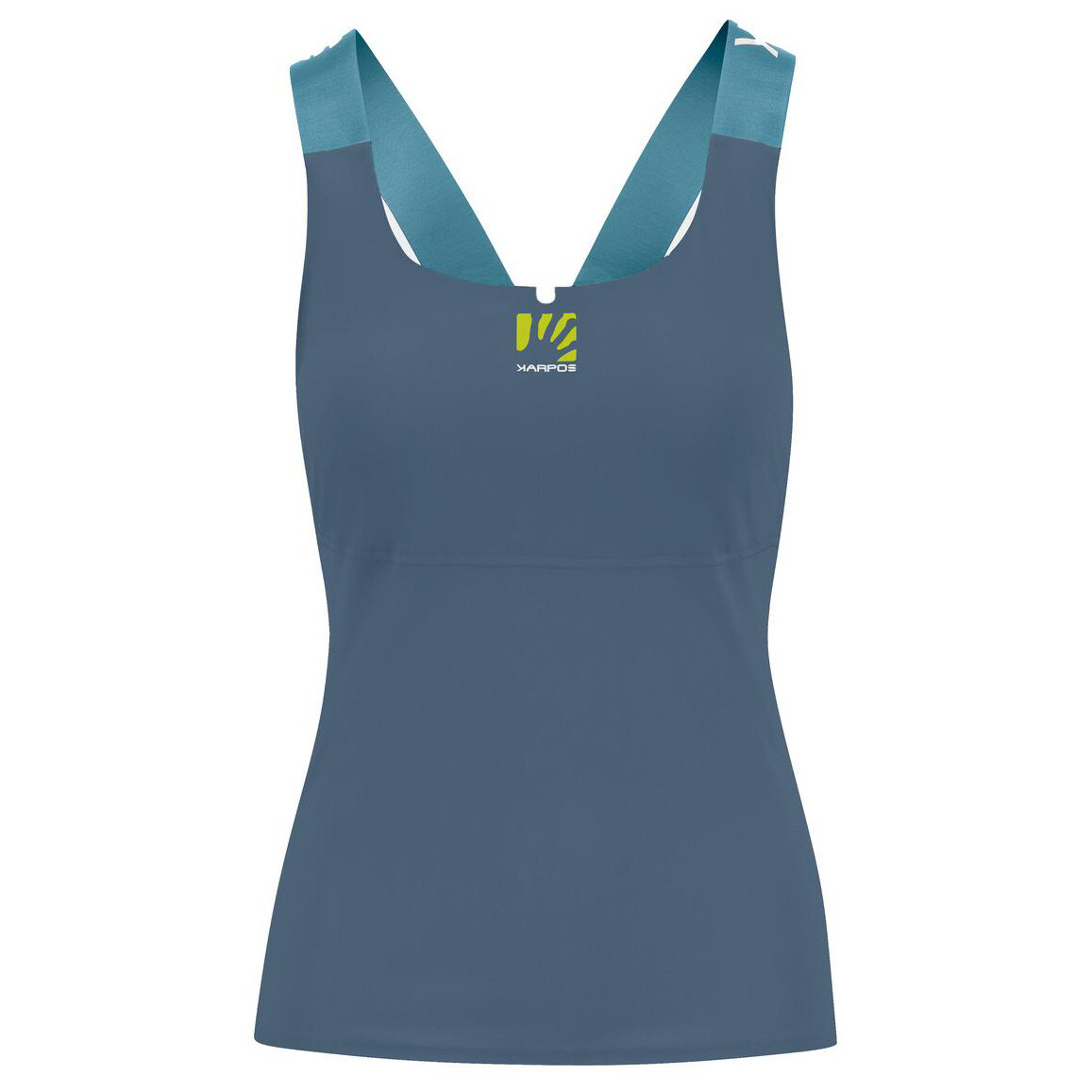 

Беговая рубашка Karpos Women's Cengia Tank, цвет Bluefin/Delphinium