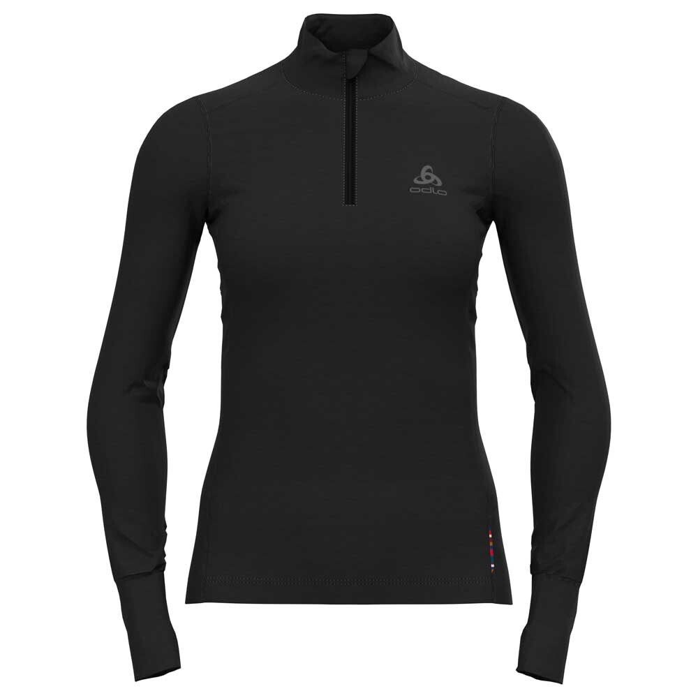 

Футболка с длинным рукавом Odlo Natural Turtle Neck, черный
