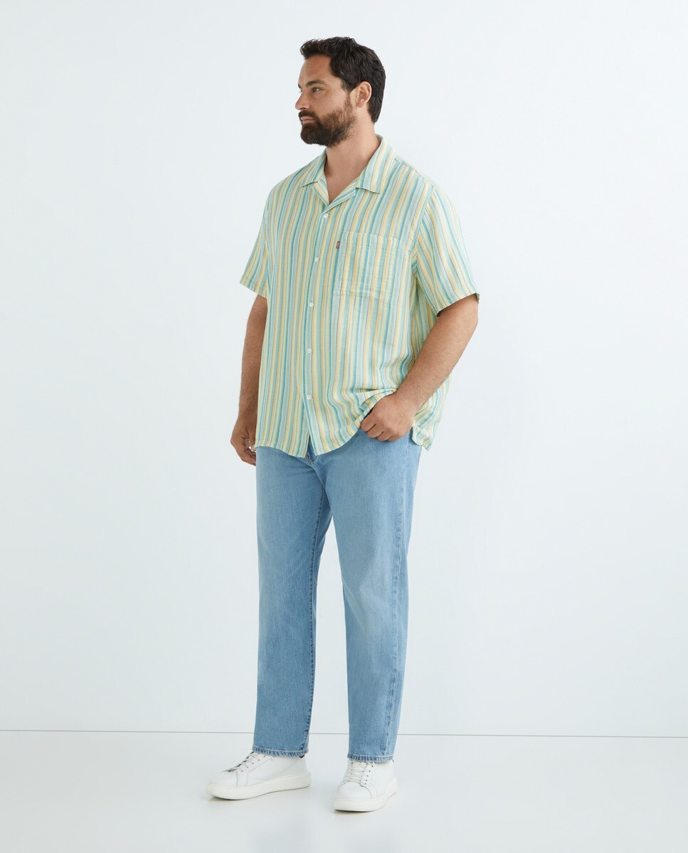 

Мужские зауженные джинсы 502 больших размеров Levi's, светло-синий