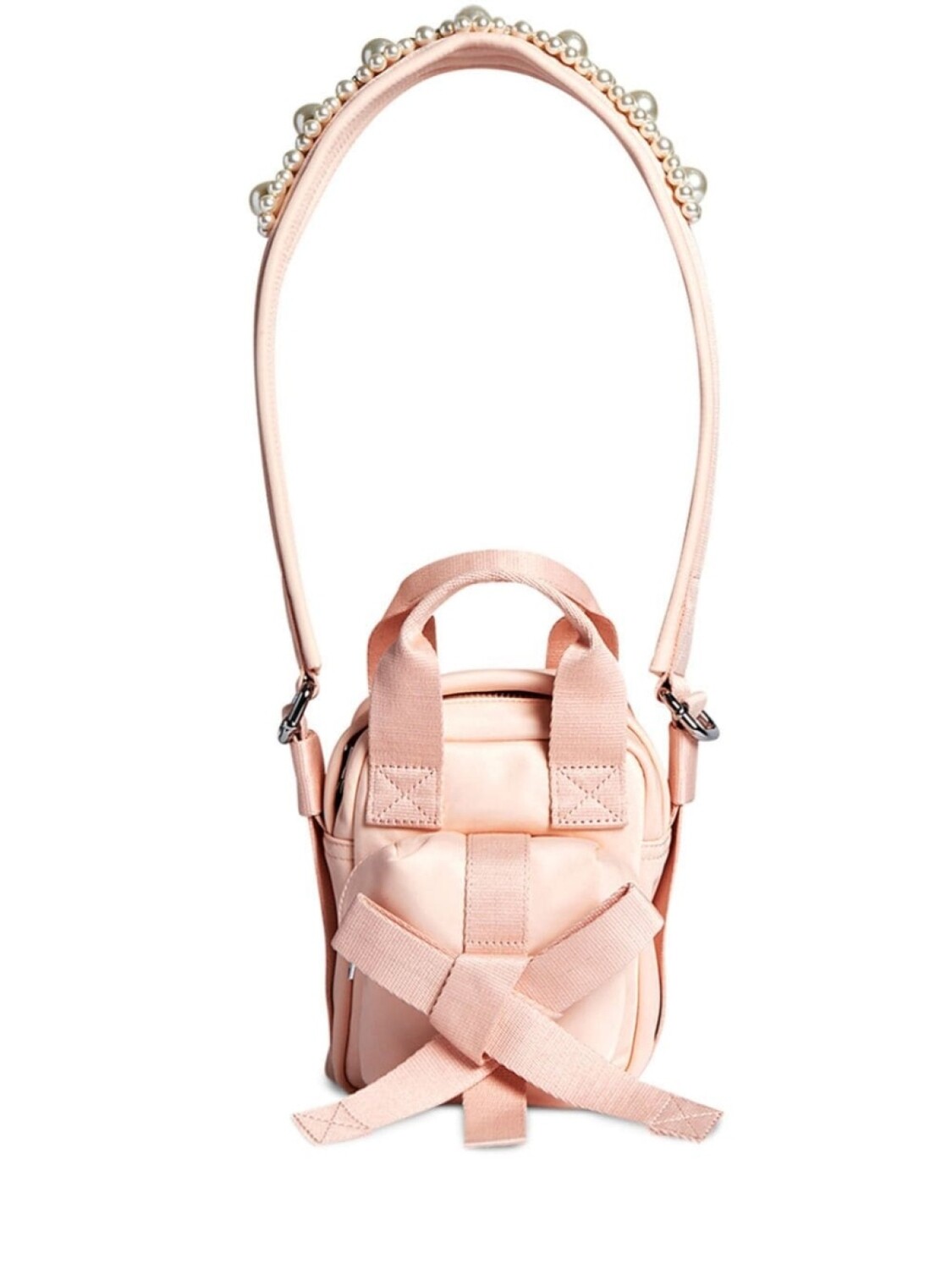 

Simone Rocha мини-сумка через плечо Beaded Classic Bow, розовый