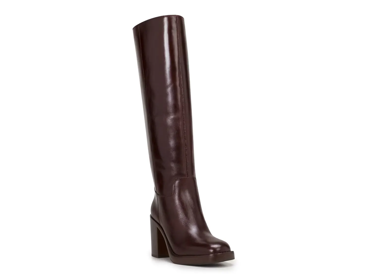 

Сапоги Gibi Wide Calf Platform Boot Vince Camuto, темно-красный