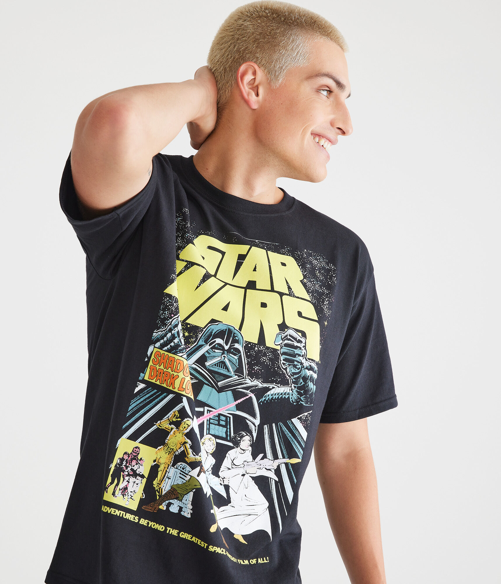 

Футболка с рисунком Star Wars Shadow Of A Dark Lord Aeropostale, черный