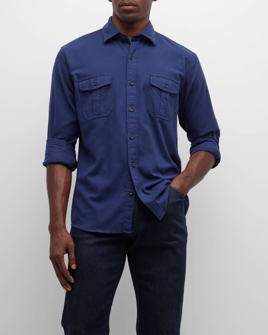

Мужская хлопковая спортивная рубашка Fallside Peter Millar