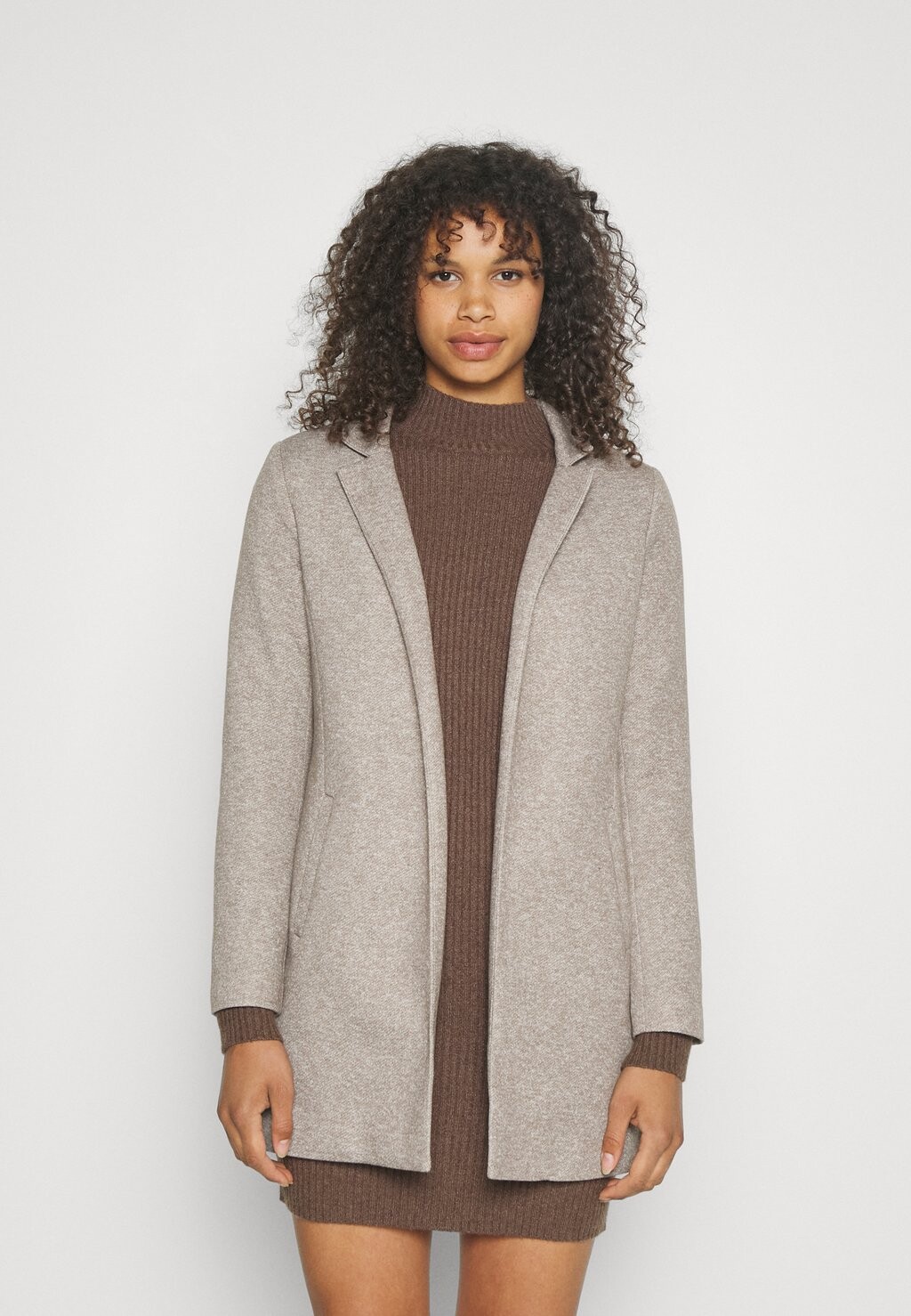 

Короткое пальто ONLY ONLSOHO OTW NOOS, цвет walnut melange
