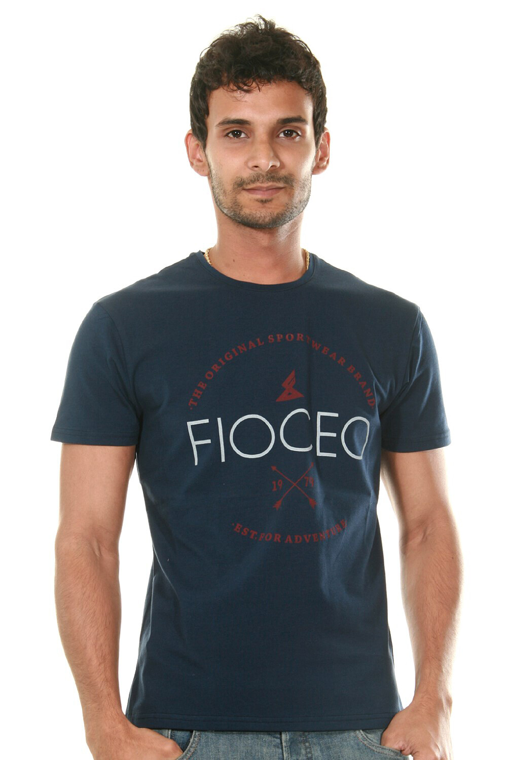 

Футболка FIOCEO, темно-синий