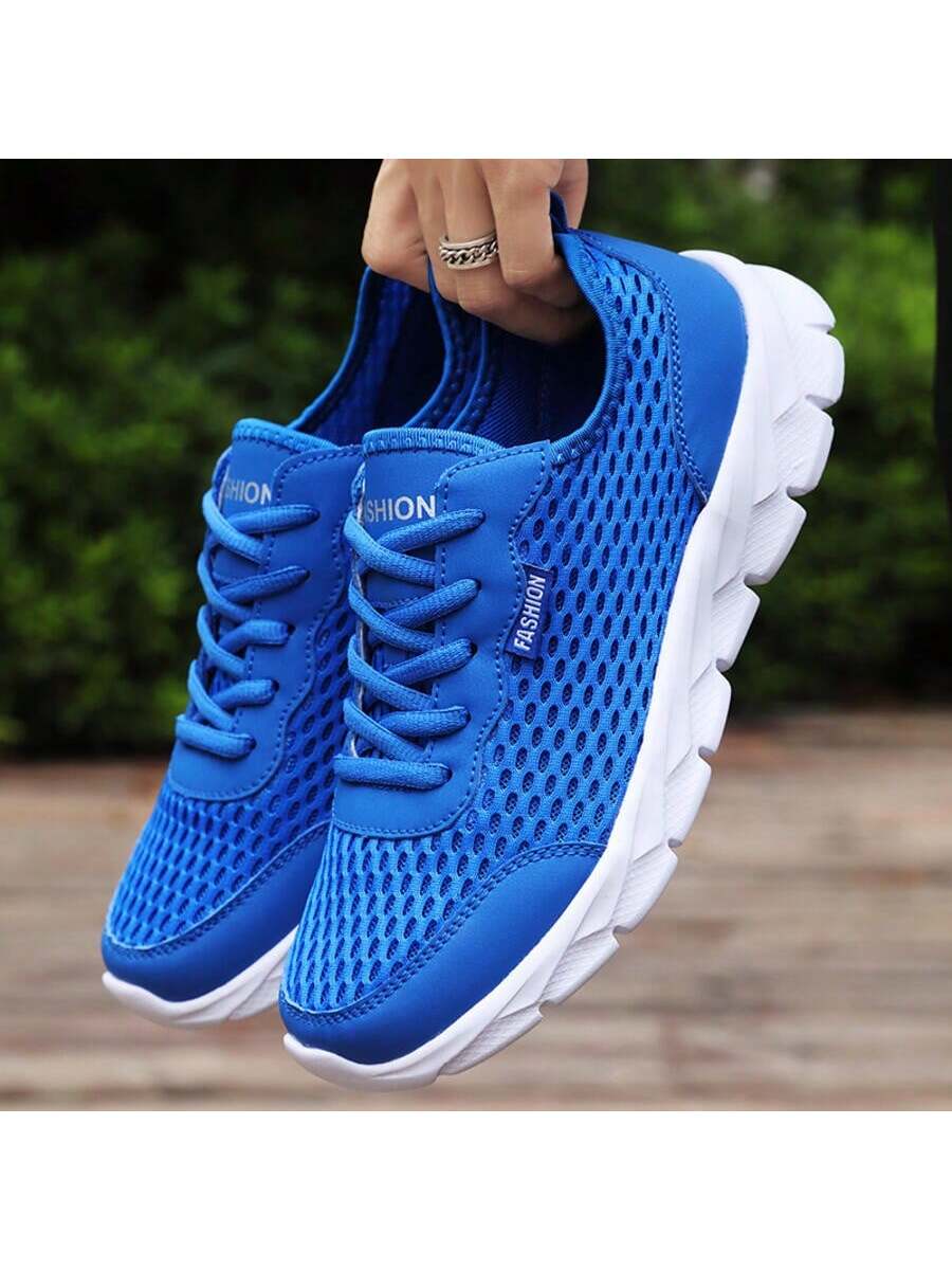 Мужская модная спортивная обувь для отдыха, дышащая легкая, синий горячая распродажа детская модная обувь для отдыха на открытом воздухе дышащая сетчатая обувь для бега 22 38