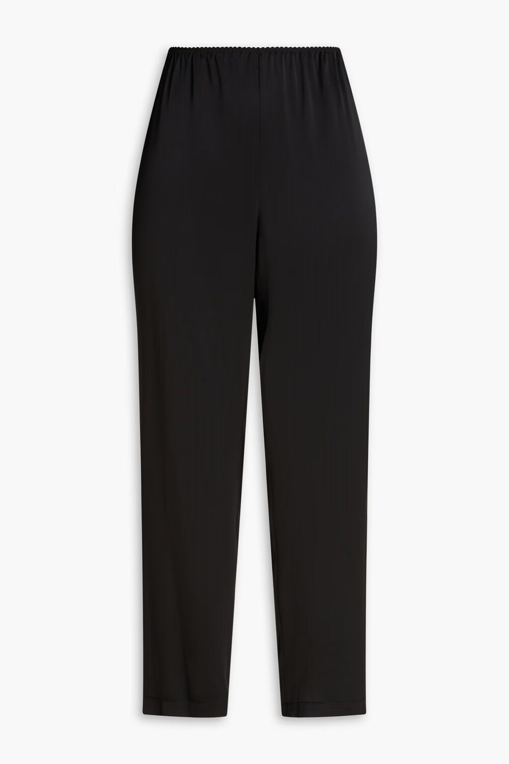 

Брюки прямого кроя из шелкового атласа Alexanderwang.T, черный